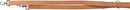 19013 Rustic fatleather adjustable leash Heartbeat, L-XL: 2.00 m/25 mm, brown