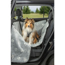 13230 Car seat cover, narrow, with high side panels, 0.5 x 1.45 m, grey/black