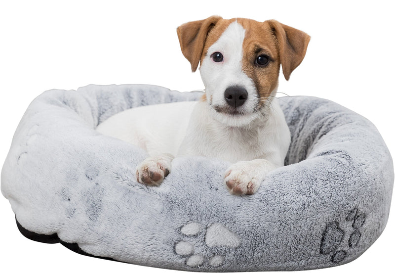37844 Nando bed, round, 50 - 40 cm, light grey