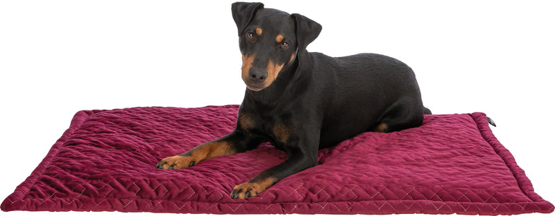 92372 Natalya lying mat, square, 90 x 60 cm, bordeaux