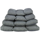 28438 Samoa cushion, water repellent, 105 x 75 cm, dark grey