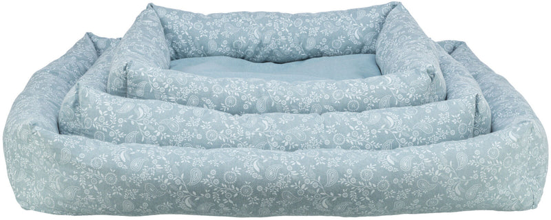 37281 Flora bed, square, 75 x 60 cm, light blue