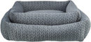 37303 Livia bed, square, 80 x 60 cm, grey