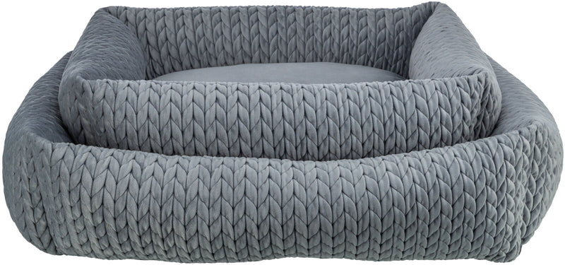 37303 Livia bed, square, 80 x 60 cm, grey