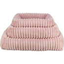374030 Lonni bed, cord plush, rectangular, 65 x 50 cm, pink