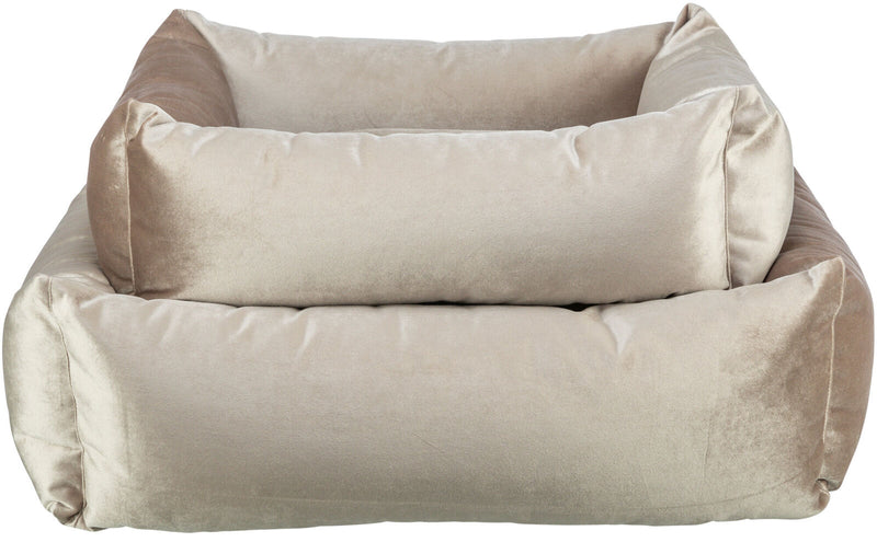 37722 Malia bed, square, 65 x 55 cm, gold-sand