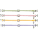 41433 Cat collar, chequered pattern, 20-30 cm/10 mm, various