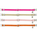 41434 Cat collar, cotton-look, 20-30 cm/10 mm, various