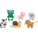 45546 Farm animals, felt, catnip, 8-11 cm