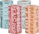 22844 Dog Pick Up dog dirt bags, M, 8 rolls of 20 pcs., with letters/sorted