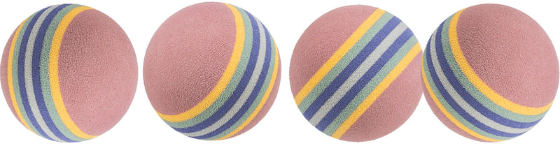 4097 Rainbow balls, diam. 4 cm, 4 pcs.