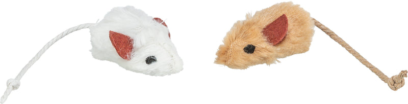 4503 Plush mice, with solid catnip core, 5 cm, 6 pcs.