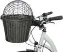 13107 Bicycle basket with lattice, 44 x 34 x 41 cm, anthracite