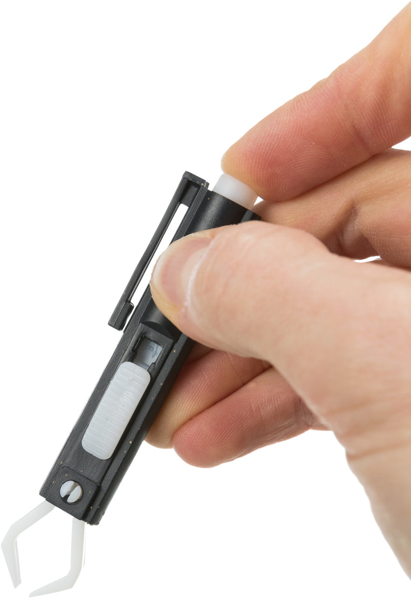 2381 Tick tweezers, plastic, 9 cm