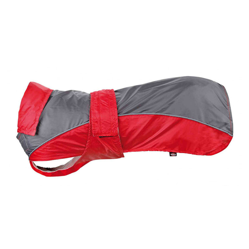 30277 Lorient raincoat, L: 60 cm, red/grey