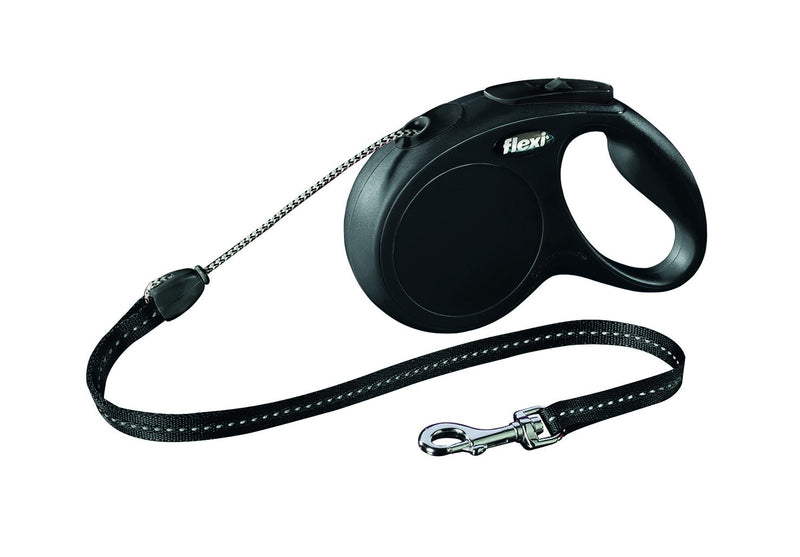 11791 flexi New CLASSIC, cord leash, M: 5 m, black
