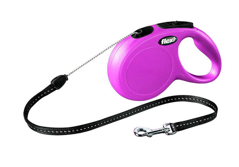 11806 flexi New CLASSIC, cord leash, S: 8 m, pink