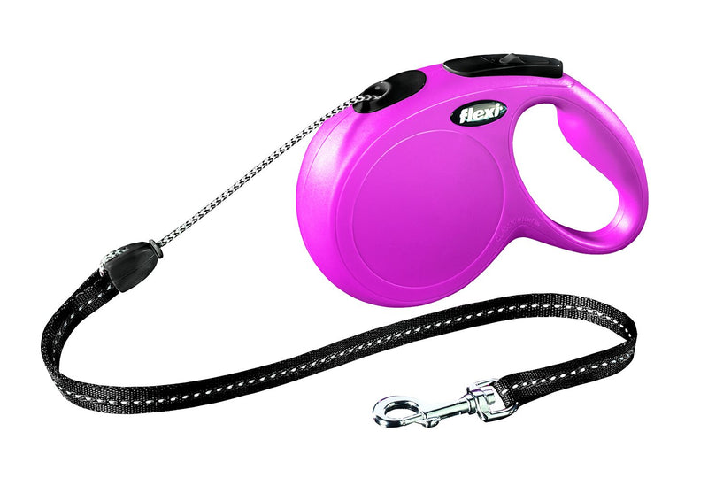 11816 flexi New CLASSIC, cord leash, M: 8 m, pink