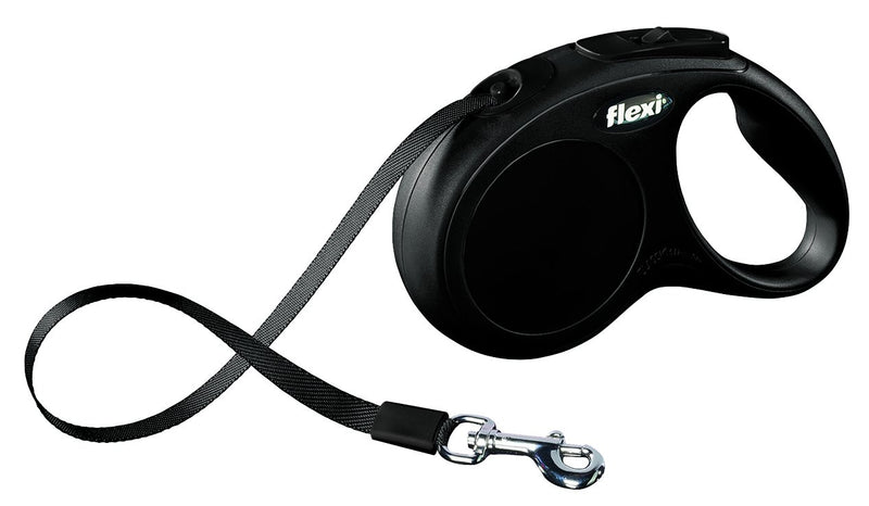 11831 flexi New CLASSIC, tape leash, S: 5 m, black