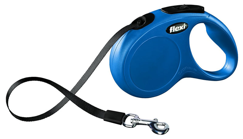11832 flexi New CLASSIC, tape leash, S: 5 m, blue