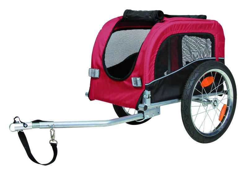 12813 Bicycle trailer, S: 53 x 60 x 60 (117) cm, black/red