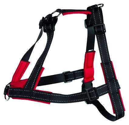13057 Lead'n'Walk Soft training harness, L-XL: 65-105 cm/25 mm, black