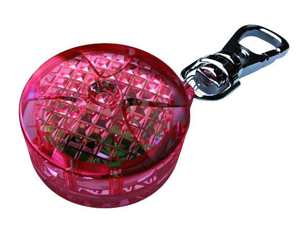 13441 Flasher for dogs and cats, diam. 2.5 cm, red