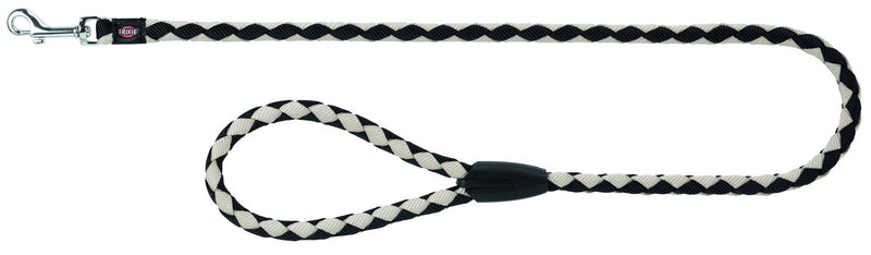 143420 Cavo leash, S-M: 1.00 m/ 12 mm, black/silver