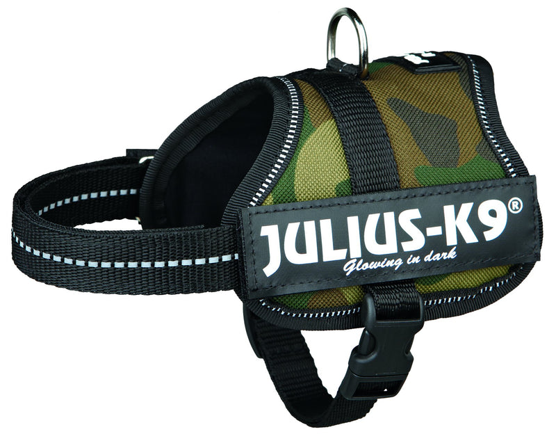 150021 Julius-K9 Powerharness, Baby 2/XS-S: 33-45 cm, camouflage