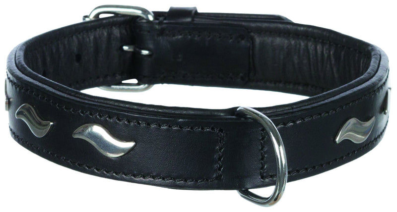 18601 Active collar with stylish designs, S-M: 34-40 cm/22 mm, black