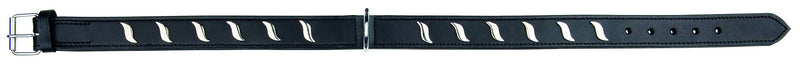18604 Active collar with stylish designs, L: 48-56 cm/30 mm, black