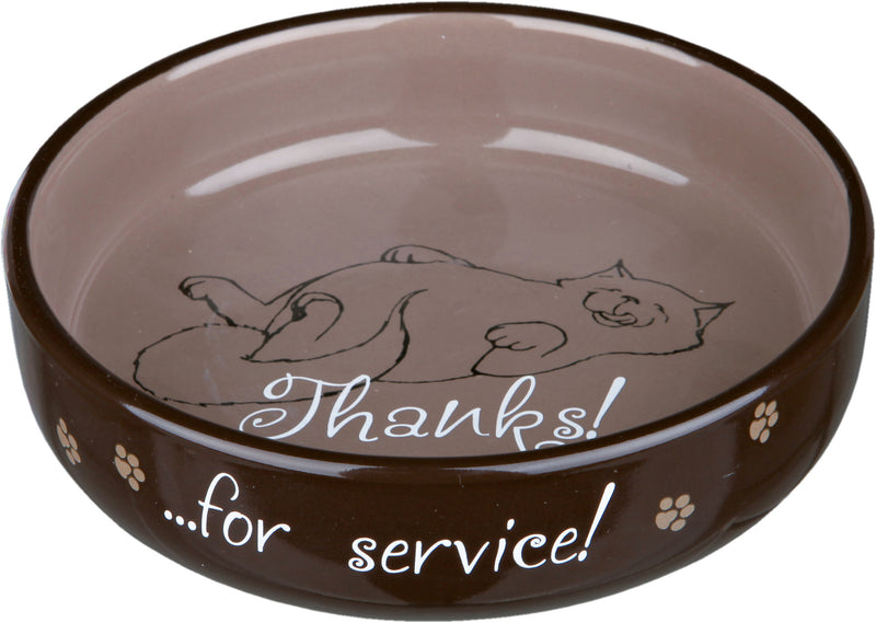 24795 Cat bowl for short-nosed breeds, ceramic, 0.3 l/Ç÷ 15 cm