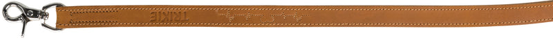 19010 Rustic fatleather leash Heartbeat, M-L: 1.00 m/20 mm, brown