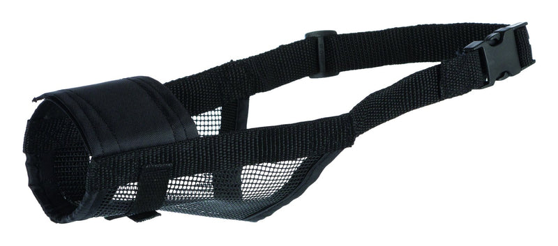 19265 Muzzle with net insert, polyester, L-XL, black