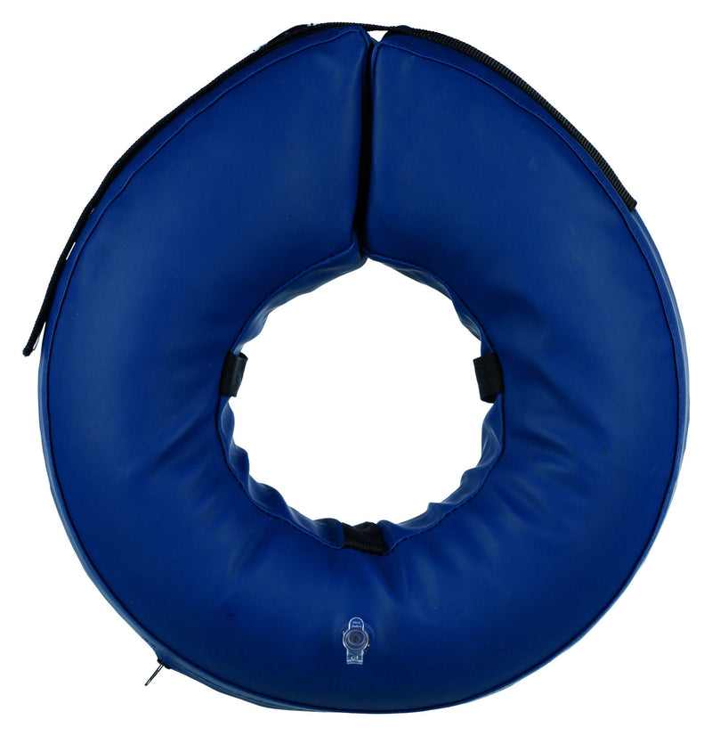 19546 Protective collar, inflatable, M, blue