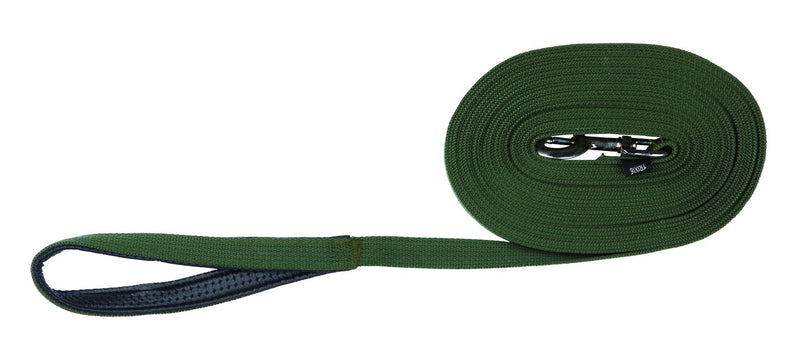 19904 Tracking leash, flat strap, 5 m/20 mm, green