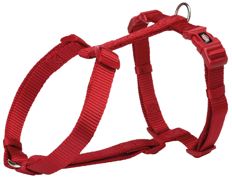204903 Premium H-harness, L: 60-87 cm/25 mm, red