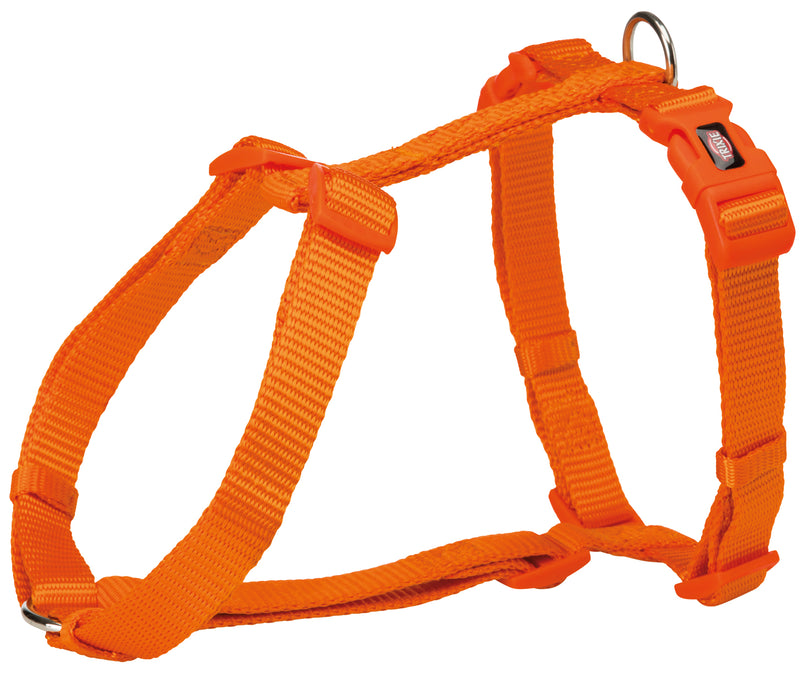 204918 Premium H-harness, L: 60-87 cm/25 mm, papaya