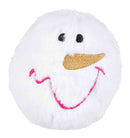 92497 Xmas snowball, plush,  10 cm, sorted