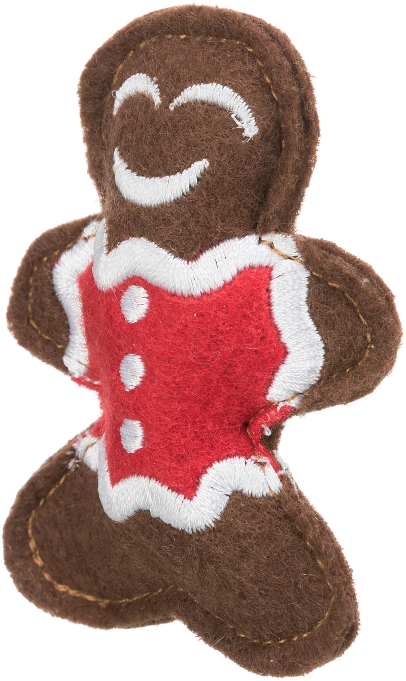 92548 Xmas elk and gingerbread figure, felt, 8 cm, 2 pcs.