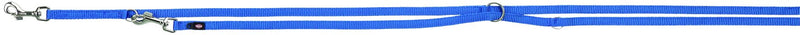 200702 Premium adjustable leash, double, XS-S: 2.00 m/15 mm, royal blue