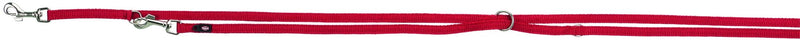 200703 Premium adjustable leash, double, XS-S: 2.00 m/15 mm, red