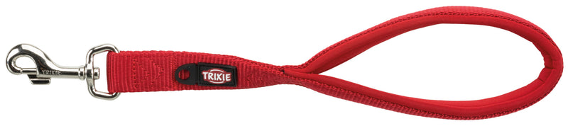 201203 Premium short leash, M-XL: 37 cm/25 mm, red