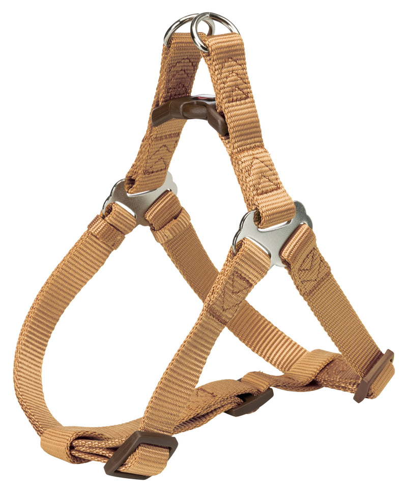 204414 Premium One Touch harness, S: 40-50 cm/15 mm, caramel