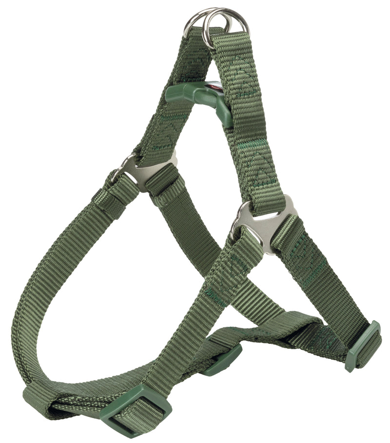 204519 Premium One Touch harness, M: 50-65 cm/20 mm, forest