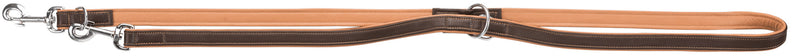 18932 Active Comfort adjustable leash, S-M: 2.00 m/20 mm, brown/light brown