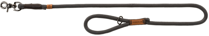 17201 BE NORDIC leash, S-M: 1.00 m/diam. 8 mm, dark grey/brown