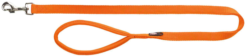 200218 Premium leash, M-L: 1.00 m/20 mm, papaya