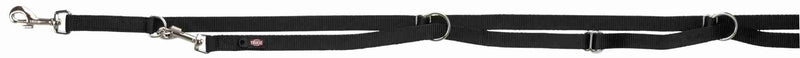 196801 Premium adjustable leash, M-L: 3.00 m/20 mm, black
