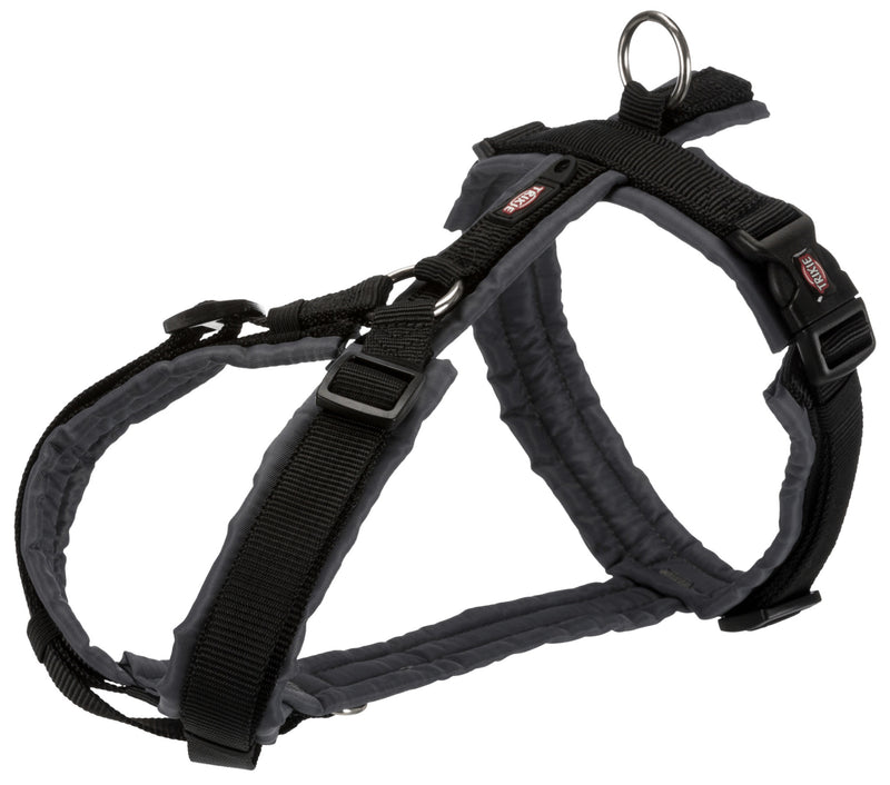 1997101 Premium trekking harness, S-M: 44-53 cm/20 mm, black/graphite
